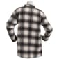 Womens NY Collection Brushed Twill Plaid Shacket w/Pockets-Black - image 3