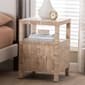 bali & pari Paine Bohemian Woven Grasscloth Nightstand - image 9