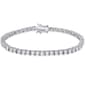 Gianni Argento Lab Grown White Sapphire Round Tennis Bracelet - image 1