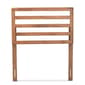 Baxton Studio Akemi Ash Walnut Finished Wood Twin Size Headboard - image 2