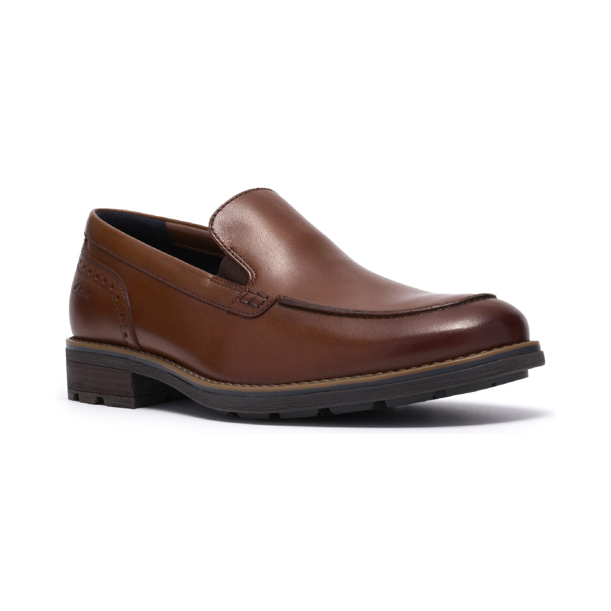 Mens Clarks(R) Emmet Step Dress Loafers