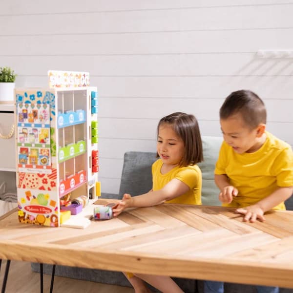 Melissa & Doug&#174; Sort&#44;/Stock/Select Wooden Vending Machine Playset