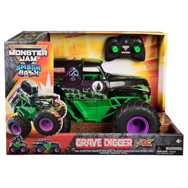 Spin Master Monster Jam Smash & Bash Gravedigger R/C