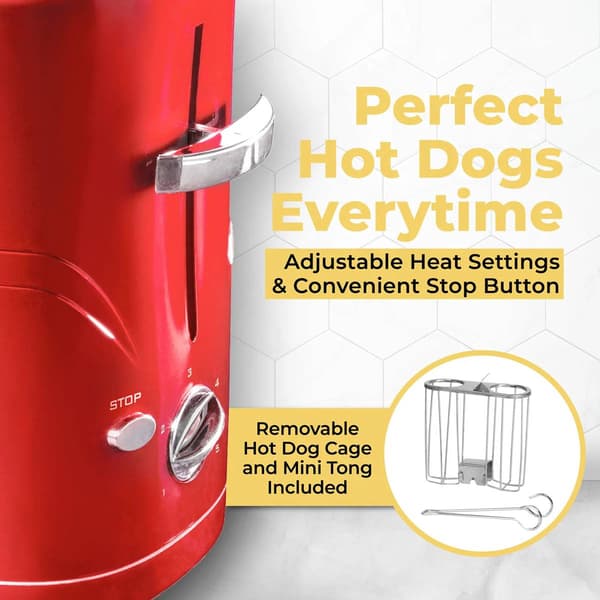 Nostalgia&#8482; Retro Pop Up Hot Dog Toaster