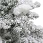 Puleo International 6.5ft. Pre-Lit Flocked Pine Christmas Tree - image 5