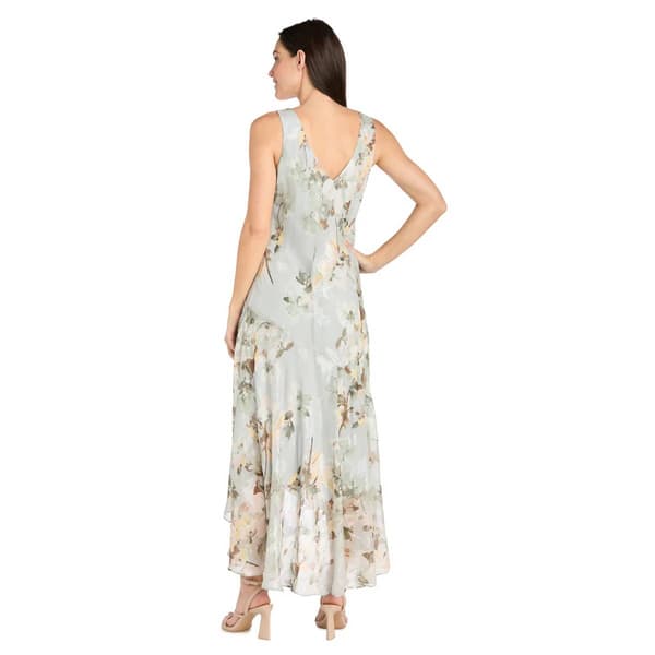 Womens R&M Richards V-Neck Floral Bolero Jacket Dress