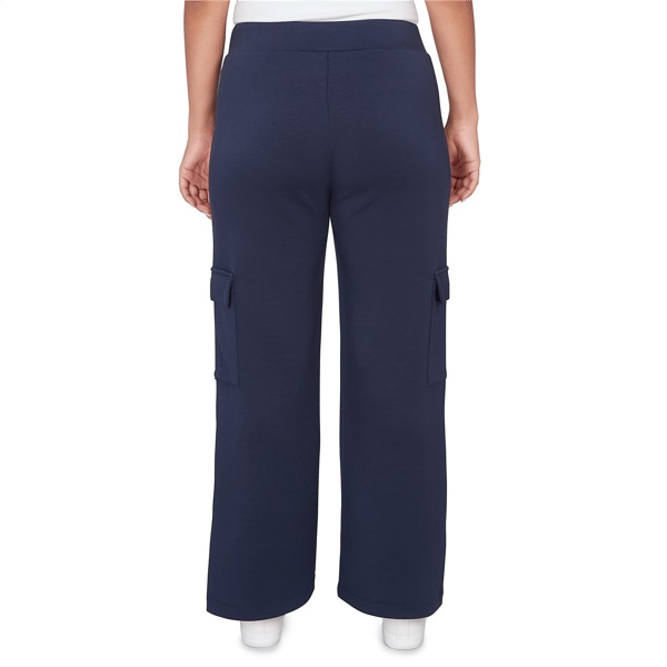 Petite Ruby Rd. Jetsetter Luxe Knit Cargo Ankle Pants