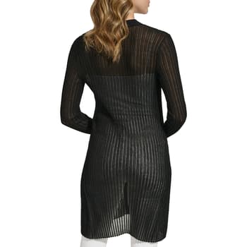 Womens Calvin Klein Long Sleeve Button Front Duster Cardigan