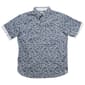 Mens Campia Short Sleeve Floral Paisley Button Down Shirt - image 1