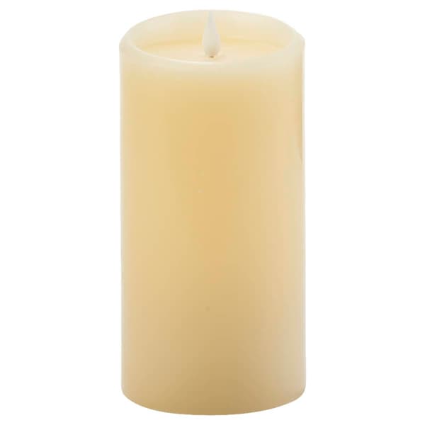 Illure 4x8 Wax Core Pillar LED Candle w/ Remote - image 