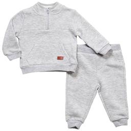 Baby Boy (NB-9M) 7 For All Mankind(R) 2pc. 1/4 Zip Joggers Set