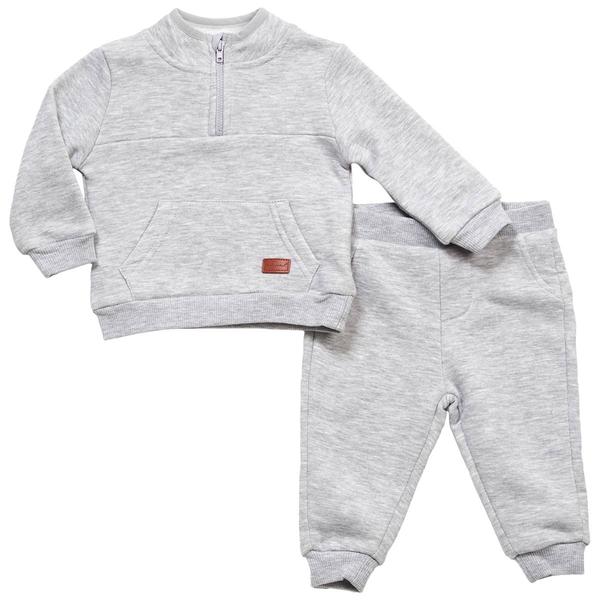 Baby Boy (NB-9M) 7 For All Mankind(R) 2pc. 1/4 Zip Joggers Set - image 