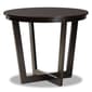 Baxton Studio Salida 2-Tone Dark/Walnut Brown Wood 5pc Dining Set - image 3