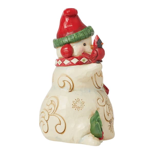 Jim Shore Heartwood Creek Snowman with Earmuffs Christmas Figure