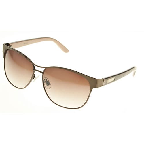 Womens Nine West Metal Modern Retro Square Sunglasses - image 