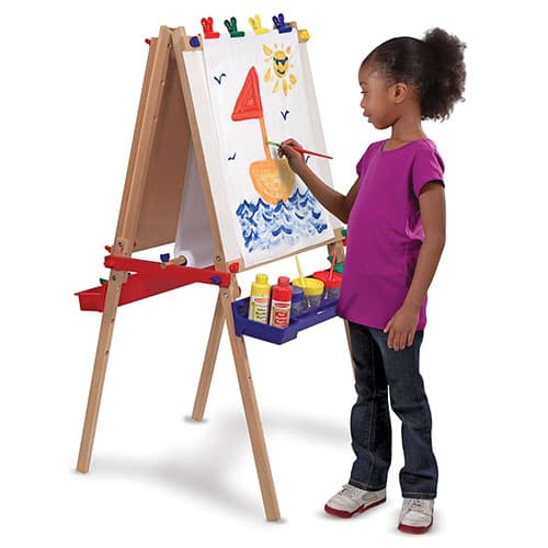 Melissa &amp; Doug® Deluxe Wooden Standing Art Easel