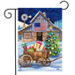 Briarwood Lane Holiday Barn Garden Flag - image 1