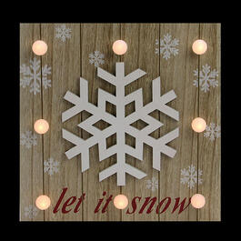 Northlight Seasonal Let It Snow Snowflake Wall D&#233;cor