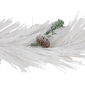 Northlight 6ft. White Flocked Christmas Garland with Pine Cones - image 5