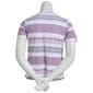 Petite Hasting & Smith Short Sleeve Striped Crew Neck Tee - image 2