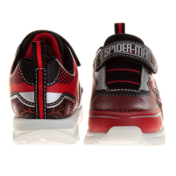 Little Boys Marvel Spider-Man Light-Up Red Athletic Sneakers