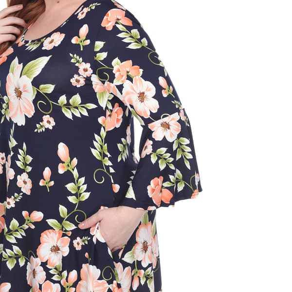 Plus Size White Mark 2 Piece Head To Toe Floral Set