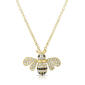 Diamond Classics&#40;tm&#41; 14kt. Diamond Bumble Bee Necklace - image 1