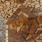 9th & Pike® Contemporary Brown Teak Wood Accent Table - image 4