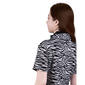 Plus Size NY Collection Short Sleeve Mask Inset Pullover Tunic - image 5