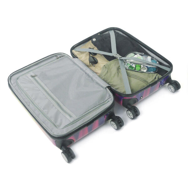 FUL 3pc. Tie Dye Nested Spinner Luggage Set