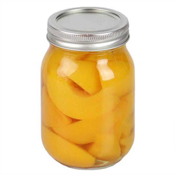 Home Basics Wide Mouth Clear Mason Canning Jar - image 
