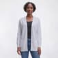 Womens 89th & Madison Ottoman Stripe Solid Cardigan - image 1