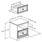South Shore Savannah Nightstand - White - image 2