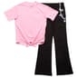 Girls (4-6x) Puma® Tie Front Pocket Tee w/ Chain Legging Set - image 2
