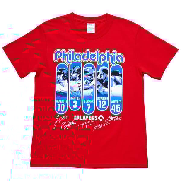 Boys (8-20) Phillies Top Hitters Short Sleeve Tee - image 