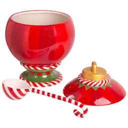 Home Essentials 14In Ornament Punch Bowl with Ladle