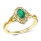 Le Vian(R) 14kt. Gold 1/3ctw. Emerald Diamond Accent Ring - image 1