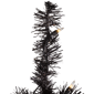 Northlight 9ft. Pre-Lit Black Artificial Tinsel Halloween Tree - image 3