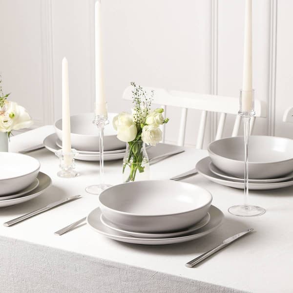 Earth & Clay Mia 12-Piece Stoneware Dinnerware Set