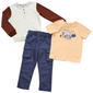Toddler Boy Little Lad(R) 3pc. Graphic Tee/Long Sleeve/Pants Set - image 1