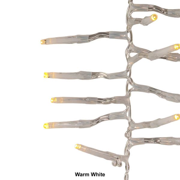 Kurt S. Adler 32.8ft. White LED Cluster Garland Lights