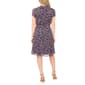 Petite MSK Short Sleeve Ditsy Floral Pintuck A-Line Dress - image 3