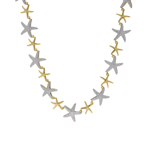 Gianni Argento Gold Plated Starfish Necklace - image 