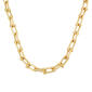 Steve Madden Sculptural U-Shaped Link Collar Necklace - image 2