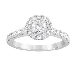 Nova Star™ 5/8ctw. Lab Grown Halo Diamond Engagement Ring