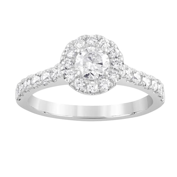 Nova Star™ 5/8ctw. Lab Grown Halo Diamond Engagement Ring