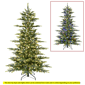 Puleo International 6.5ft. Pre-Lit Aspen Fir Christmas Tree - image 6