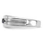 Mens Gentlemen’s Classics™ 14kt. White Gold Sapphire Satin Ring - image 3