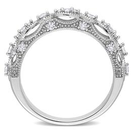 Gemstone Classics&#8482; 10kt. White Gold Lab Created Sapphire Ring
