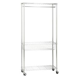 Honey-Can-Do Rack Laundry Rolling Station
